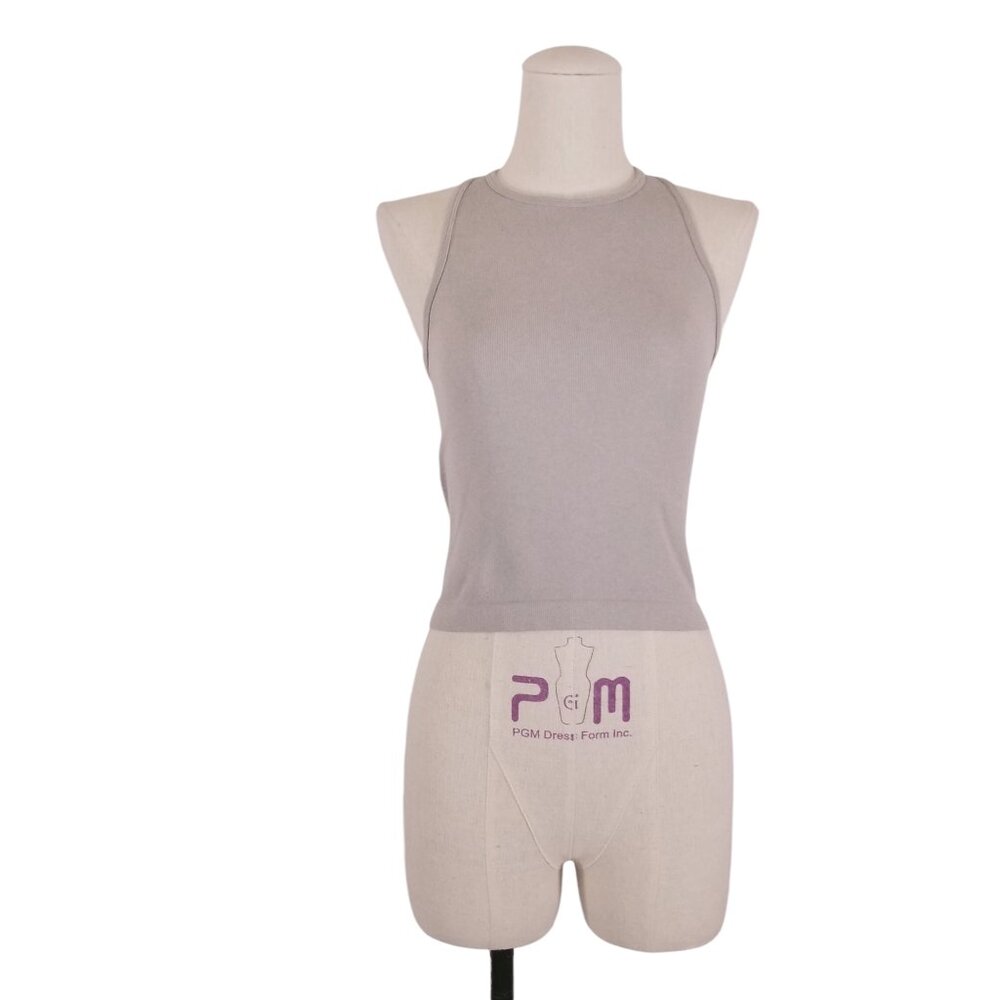 Free People Intimately Gray Ribbed Tank Top Sz Extra Small/Small